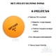 thumbnail image 2 of Set 6 Pelotas Ping Pong 1 Estrellas Sensei® - Tenis De Mesa, 2 of 10