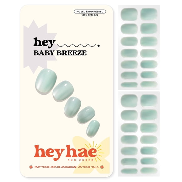 Tiras de Gel Semicurado Heyhae Baby Breeze Menta Pastel