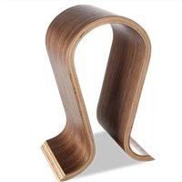 Xusx111 - Soporte De Auriculares De Madera / Colgante De Auriculares De Madera / Soporte De Auriculares De Madera / Colgante De Pantalla De Escritorio De Auriculares - (Color De Nuez)