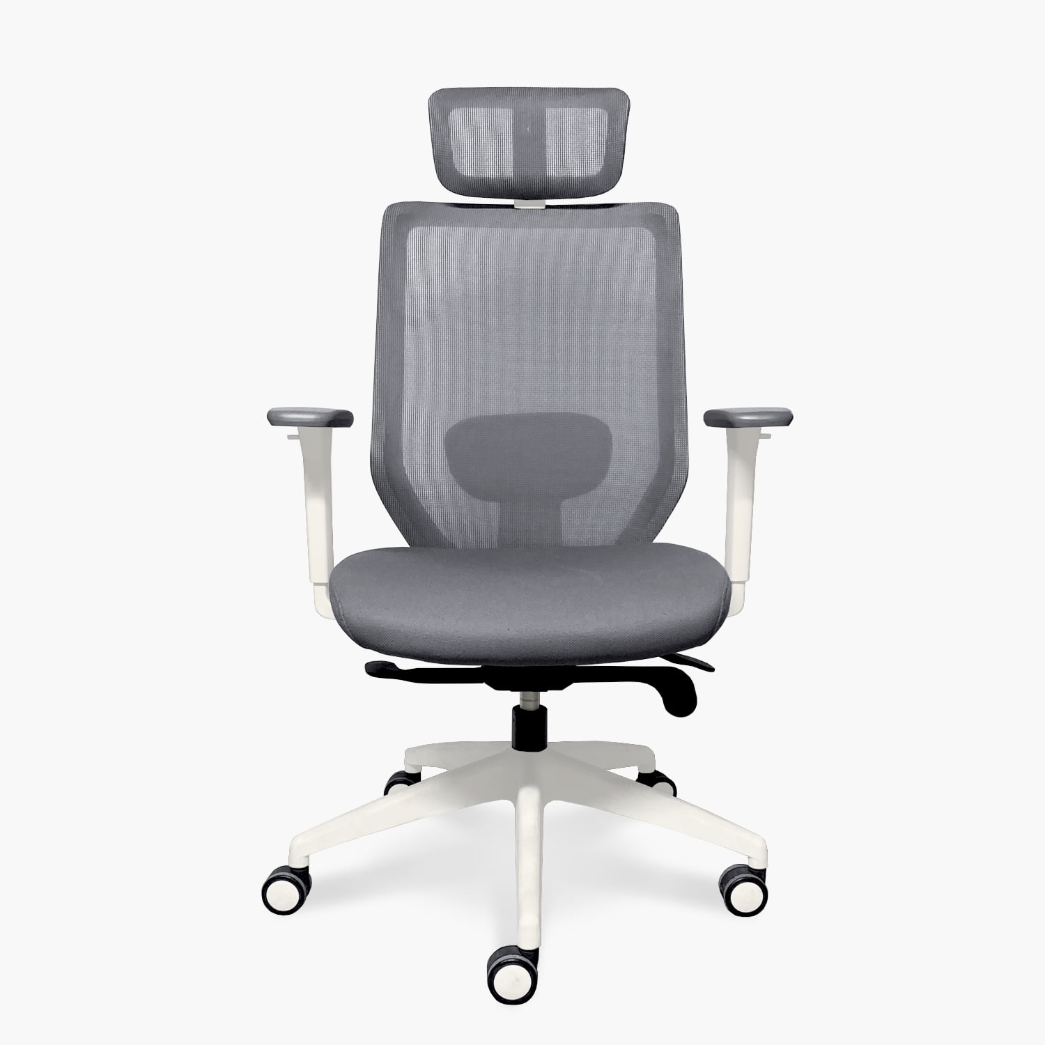 Form Office - Silla Oficina Focus Con Cabecero Gris Claro