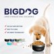 thumbnail image 2 of Tazón para perro BIGDOG de acero inoxidable 1900 ml azul antideslizante, 2 of 6