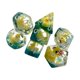 thumbnail image 2 of Juego De 7 Dados Poliédricos Acrílicos D4 D8 D10 D12 D20 Rellenos De Patos, 2 of 5