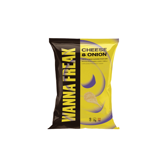 Papas Fritas Queso Cebolla Wanna Freak 1 x 115 gr
