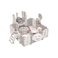 Babyluna - Corral Bebé Multiuso Con Alfombra Y 8 Juegos Incluidos