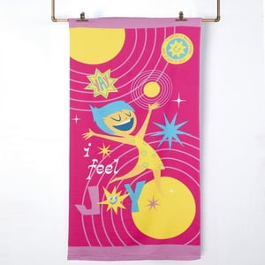 Disney-Intensamente - Toalla Playa C/Bolso 70X140+33X42 Intensamente Joy