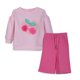 thumbnail image 1 of Buzo Bebé Niña Cuello Redondo Diseño Cerezas Rosado Pillin, 1 of 3