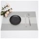 thumbnail image 1 of XmhyTop Juego de 6 Manteletes Individuales para Mesa, Hechos de PVC Resistente, Antideslizantes y Termorresistentes, Ideal para Hogares, Restaurantes y Cocinas, Estilo G, 45*30cm, Gris, 1 of 4