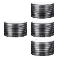 Magideal - 4 Elevadores De Muebles Ajustables, Resistentes, Multifunción, De Aleación De Aluminio, De Metal Resistente, De Repuesto Para Sofá, Mesa De Té, Armari Gris