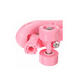 thumbnail image 3 of Patines rollers niña más protectores y casco talla M 25-29, rosado, 3 of 3