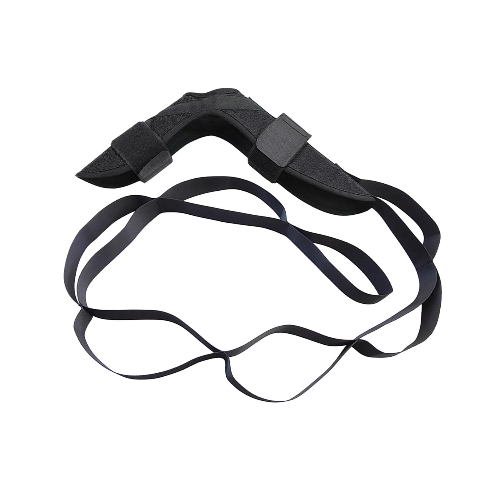 Magideal - Estirador De Pies Y Pantorrillas, Estirador De Tendones De La Corva, Cinturón De Estiramiento, Banda Elástica De Pies Y Piernas, Correa De Estiramient Negro