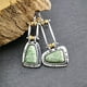 thumbnail image 2 of Gorgeous Women's Gemstone Turquoise & Zircon Inlaid Stud Earrings - A Stylish Accessory!, 2 of 5