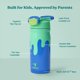 thumbnail image 3 of Botella de agua REDUCE 400 ml de acero inoxidable Slime, 3 of 7