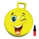 thumbnail image 1 of Pelota Bounce Hopper New Bounce para niños, amarilla con bomba, 20 cm, 1 of 6