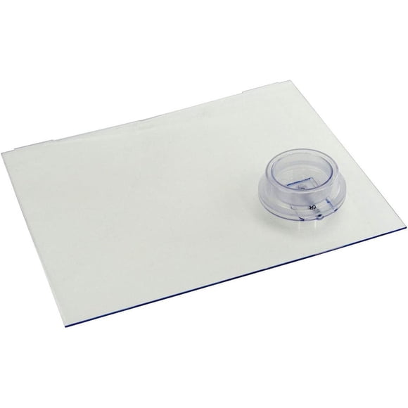 Panel corredera para RV Lippert 239061 de 30 × 25 cm con botón