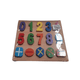 thumbnail image 2 of Tabla De Encaje De Números Y Signos Matemáticos De Madera PB-C3, 2 of 2