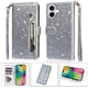 thumbnail image 1 of Funda Para Elegante Funda Iphone 16 Plus Glitter Con Cremallera-ideal Para El Uso Diario, 1 of 5
