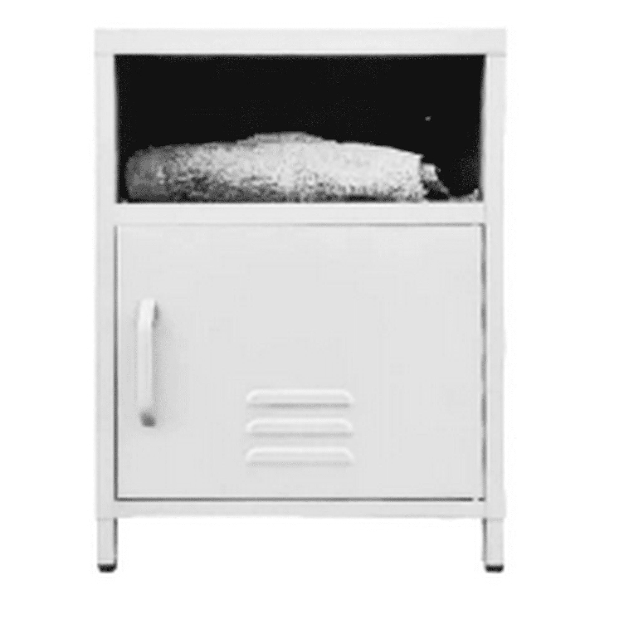 Metalbrein - Auxiliar Aparador Arrimo Metálico - Color Blanco