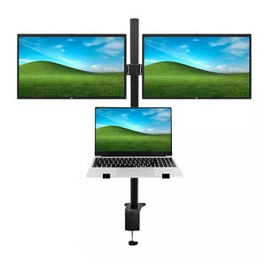 Genérico - Soporte Triple Notebook Monitor Escritorio Brazo 10-32 Aspor
