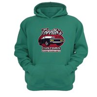 Genérico - Polerón Canguro Torettos Verde Aguamarina Talla M Unisex