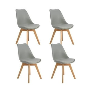Cori Cori - Pack 4 Sillas Tulip Color Gris