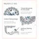thumbnail image 3 of Anillos de Moissanita Roja/blanca de 5 Uds para Mujer Corte Redondo Color D VVS1 Anillos de Compromiso de Diamante Plata Esterlina 925 Aniversario Promesa Anillos de Boda con Certificado, 3 of 8