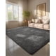 thumbnail image 1 of Area Rug Ophanie Upgrade, antideslizante y esponjosa, 6 x 9 pies, gris, 1 of 6