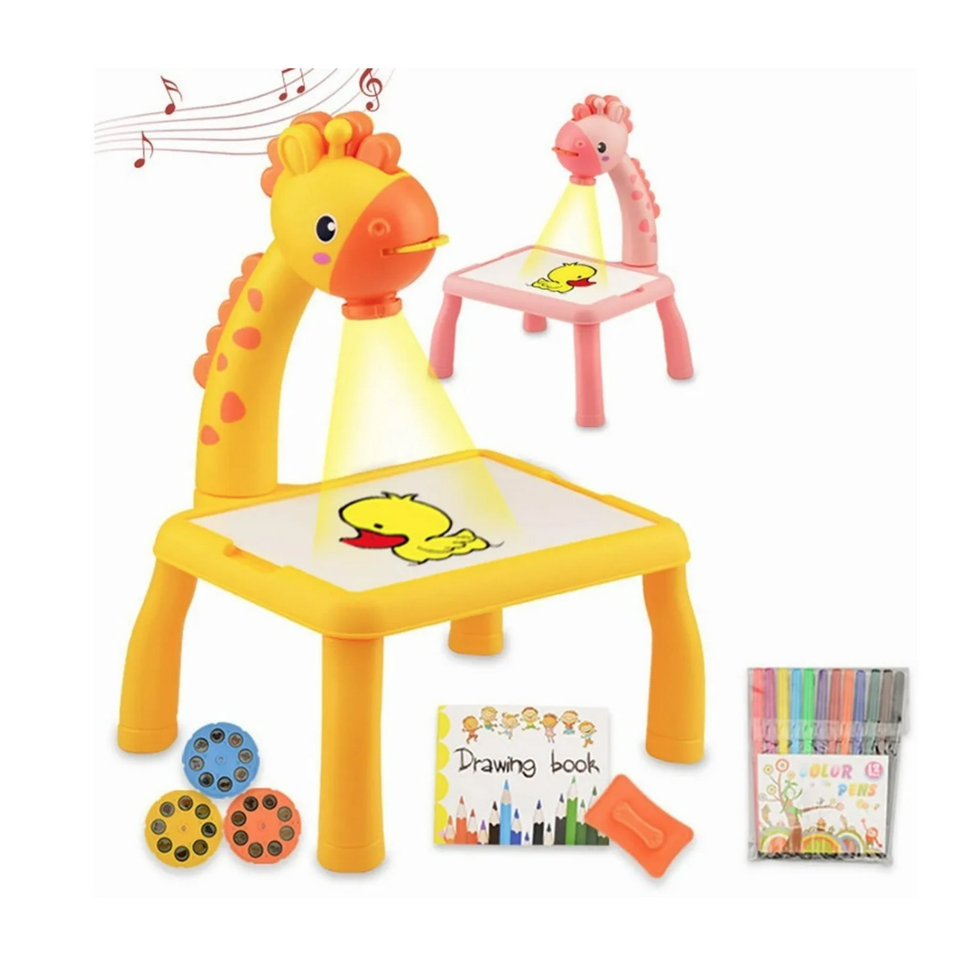 Atlas - Juguete Proyector Para Pintar Niños Amarillo