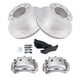 thumbnail image 3 of Kit de frenos traseros TRQ semi-metálico ventilado para Dodge Ram 3500, 3 of 9