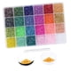 thumbnail image 1 of 14400 Piezas De Cuentas De Tubo Incluyen 2 Cuerdas De Cristal Elásticas Para Collares De Pulsera De 3 Mm, 1 of 5