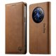 thumbnail image 1 of Funda Billetera de Cuero para [Realme 12 Pro/12 Pro Plus], Bloqueo RFID, Tarjetas y Soporte Marrón, 1 of 5