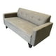thumbnail image 2 of Sofa HVM 3 Cuerpos Alonso Lino Gris Pmetal, 2 of 4
