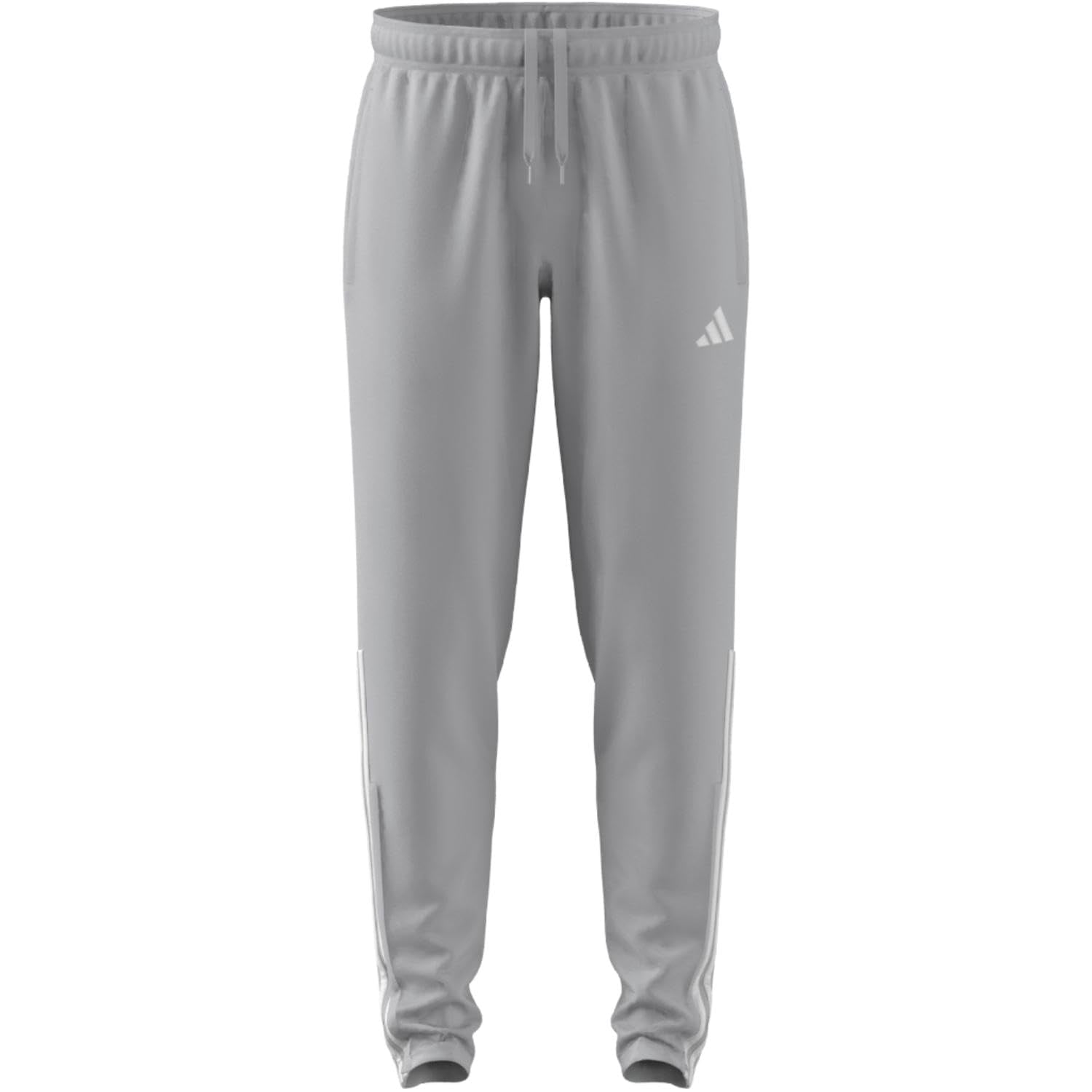 Pantalones Adidas Sereno Cut De 3 Rayas, Regulares, Delgados, Cónicos, Para Hombre, Grises