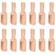 thumbnail image 3 of 12 cucharas pequeñas de madera para sal, cucharas de madera maciza para especias, hechas a mano, para miel, especias, azúcar, café, té, mermelada, mostaza, helado, leche., 3 of 6