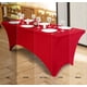thumbnail image 4 of Mantel Utopia Kitchen Spandex, paquete de 2 unidades [2,4 x 0,76 x 0,76 m, rojo], 4 of 9