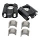 thumbnail image 2 of Elevadores De Manillar Genéricos Para Motocicleta, Soporte De Abrazadera Universal Premium Para Manillar, Color Negro, 2 of 5
