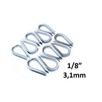 Guardacabo Para Cable 35 X 22Mm / Diametro 1/8"" 10Un. - Fiero