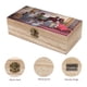 thumbnail image 3 of Amor Joven Caja Organizadora de Madera Rústica, 3 of 6