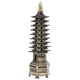 thumbnail image 1 of Estatua de Pagoda Wenchang, Modelo de Metal Vintage, 1 of 3