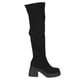 thumbnail image 1 of Bota Larga Mujer Gamuza 27 Yassne Negro, 1 of 5