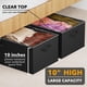thumbnail image 2 of Caja de almacenamiento SpaceAid 79 cm, pack de 2, negra, para bajo la cama, 2 of 7