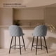 thumbnail image 2 of Taburete Piso Bar Cocina Silla Alta Acolchado 65 cm Sora Lino Gris, 2 of 8