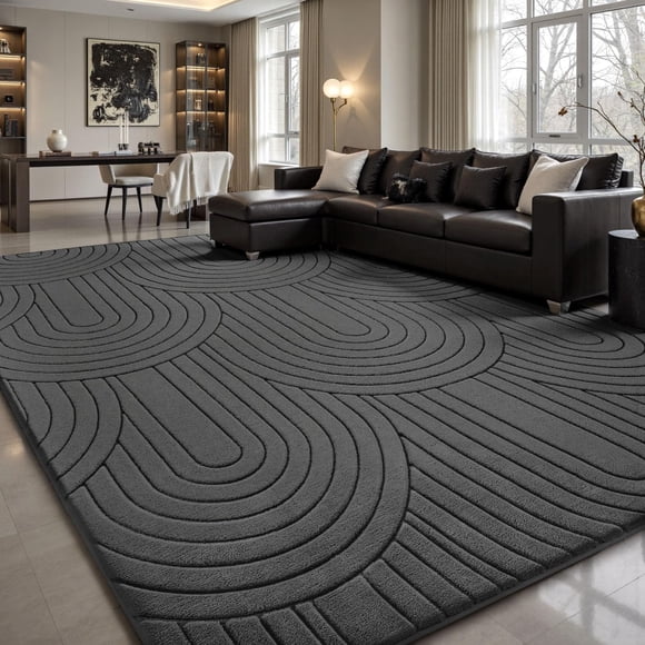 Alfombra Sour Lemon 274 cm x 366 cm Gris Grande