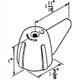 thumbnail image 5 of Manillas de grifo Danco Central Brass Chrome 80401 (paquete de 2), 5 of 5