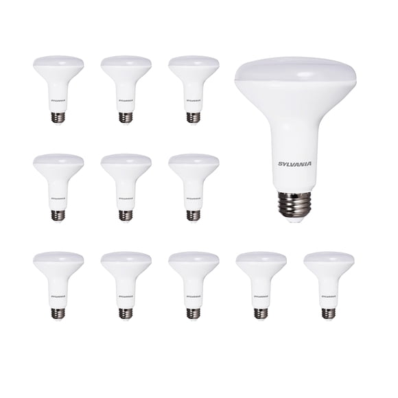 Bombilla LED de inundación Sylvania BR30, 9 W (65 W), 650 lm, 2700 K, 12 unidades