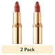 thumbnail image 1 of Pack 2 Labiales L'Oréal Paris Colour Riche Satin 850 Brazil Nut, 1 of 3