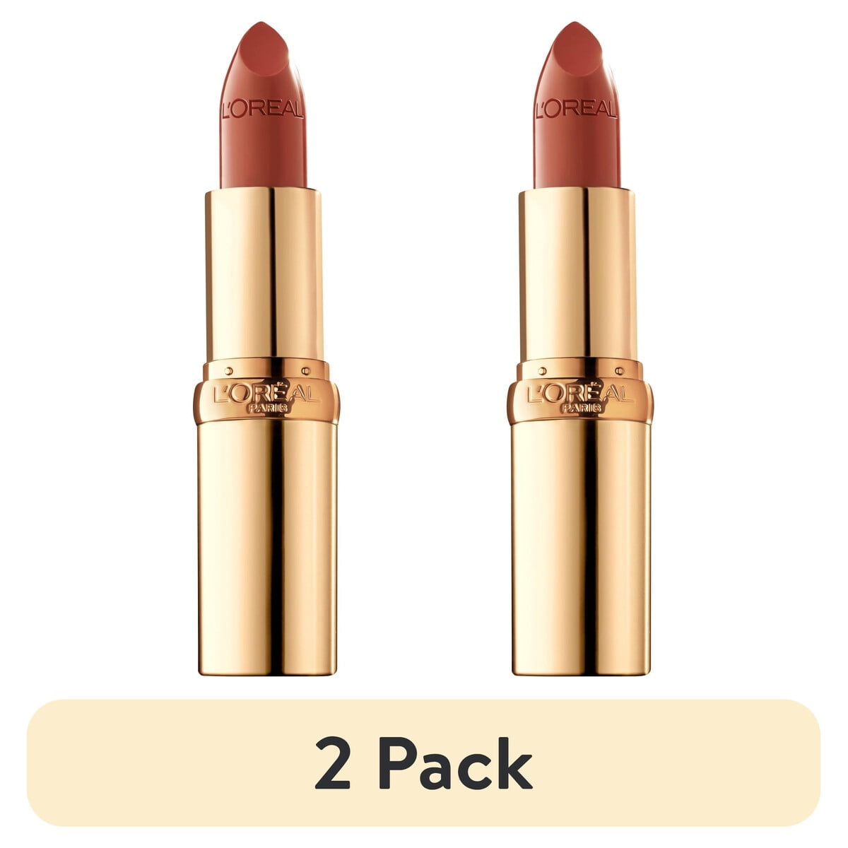 Pack 2 Labiales L'oréal Paris Colour Riche Satin 850 Brazil Nut