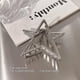 thumbnail image 5 of 2 piezas de cristal estrella cacampanao garra clip estrella moda ponytail clip brillante metal cacampanao garra clip fuerte sujeción estilo garra linda cangrejo garra Cacampanao abrazadera Cacampanao, 5 of 7