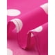 thumbnail image 5 of INSPIRE CHIC Blusa de Mujer para Regreso a Clases con Lunares, Cuello Alto, Pliegues, Abertura en la Espalda, Mangas Cortas Acampanadas XS Rosa Fucsia, 5 of 6