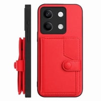 Foxdock Funda Para Xiaomi Redmi Note 13 5G Con Bloqueo Rfid - Diseño Elegante Con Cierre De Botón