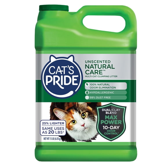 Arena aglomerante Cat Pride Max Power Natural Care, 6,8 kg